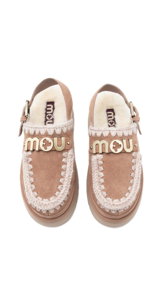 Scarpe MOU Bounce clog back strap lette PKBRO MU.FW531026A