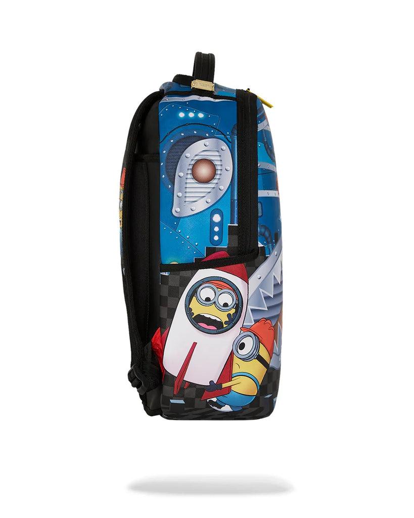 ZAINO SPRAYGROUND ART7791 MINION AND SPRAYGROUND SIGN BACKPACK