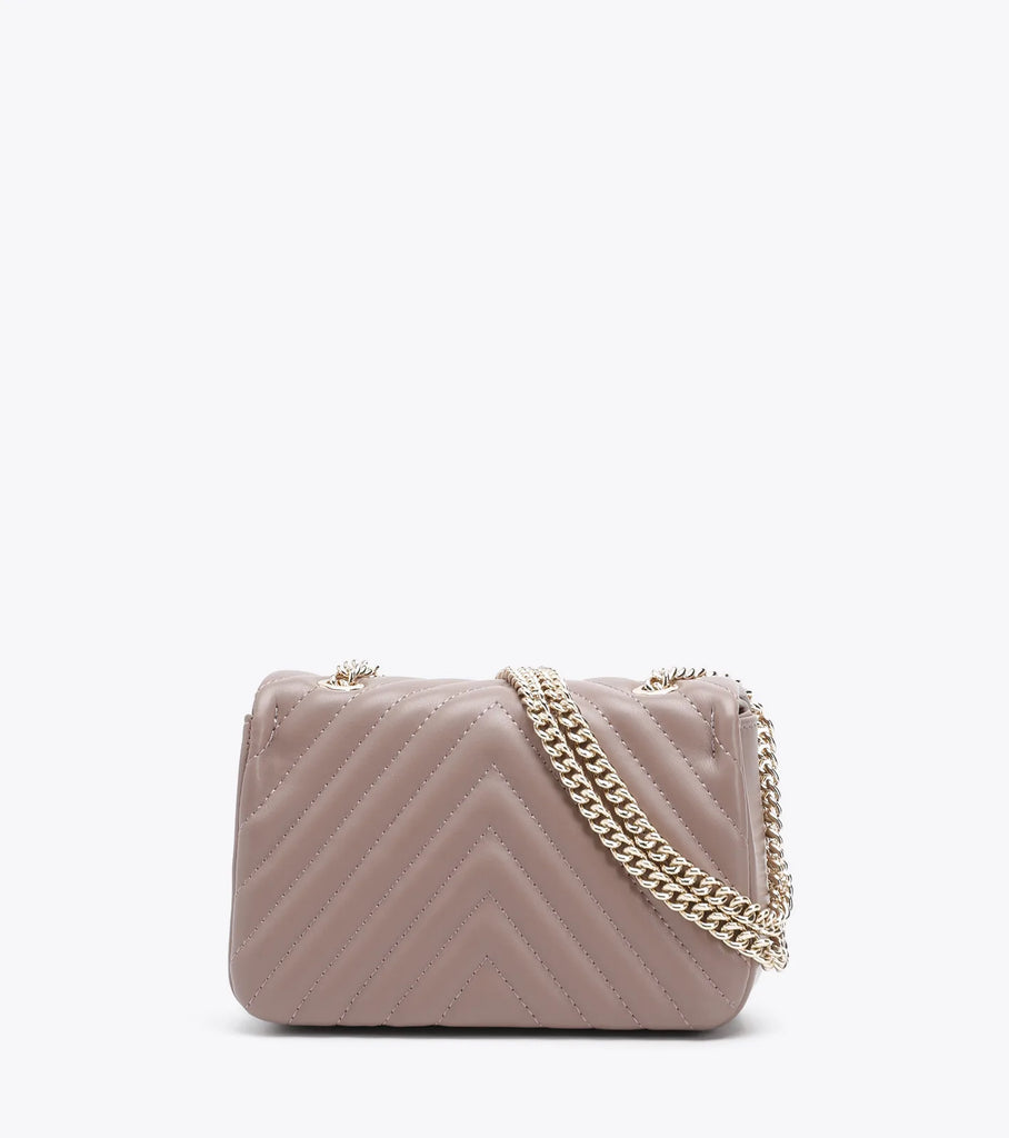 BORSA AXEL 1020-0985 A TRACOLLA PICCOLA CAPITONE CON DOPPIA CATENA