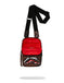 TRACOLLA SPRAYGROUND 8967 SMEARED GRUNGE BROWN BLACK CROSSBODY BAG