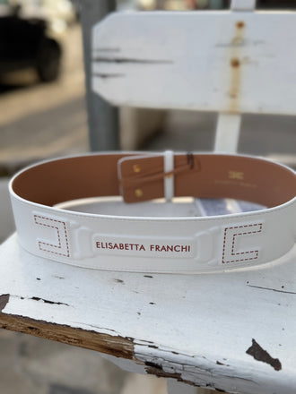 Cinturone Elisabetta Franchi CT08S61E2  logo stampato