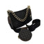 Borsa Pollini TE8490 Tracolla Heritage Pollini Nera con dettagli Marroni
