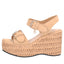 Scarpe Tosca Blu SS2635S356 Zeppa Tulum in suede colore beige