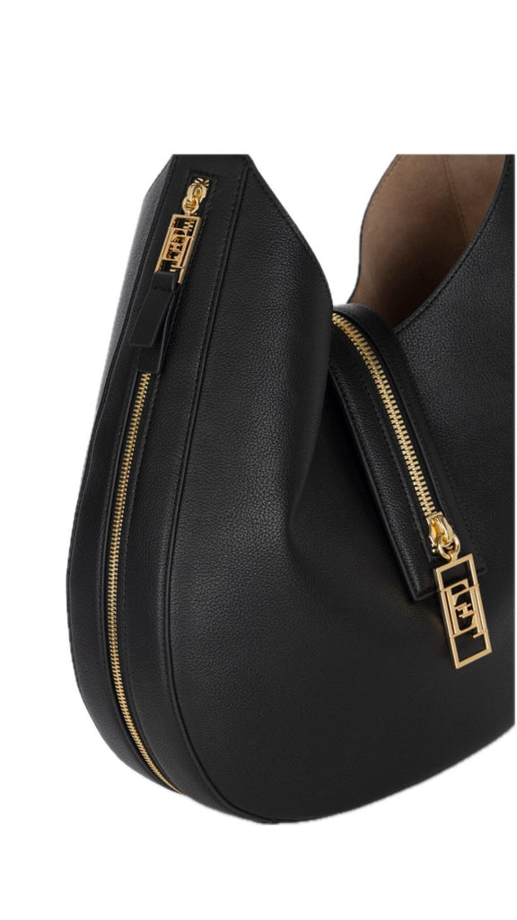 Borsa Elisabetta Franchi BS75A47E2 Hobo grande a spalla con zip