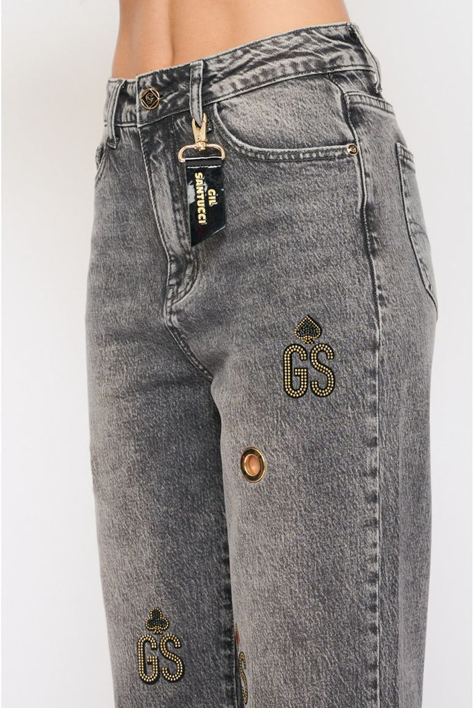Jeans Santucci Gun con applicazioni 52CPT500JA2