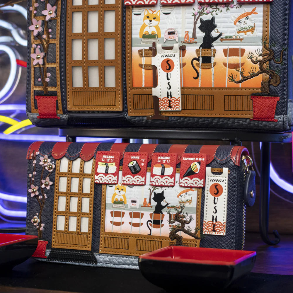 Portafoglio Vendula Sushi F58483391 Zip Around grande edizione limitata.