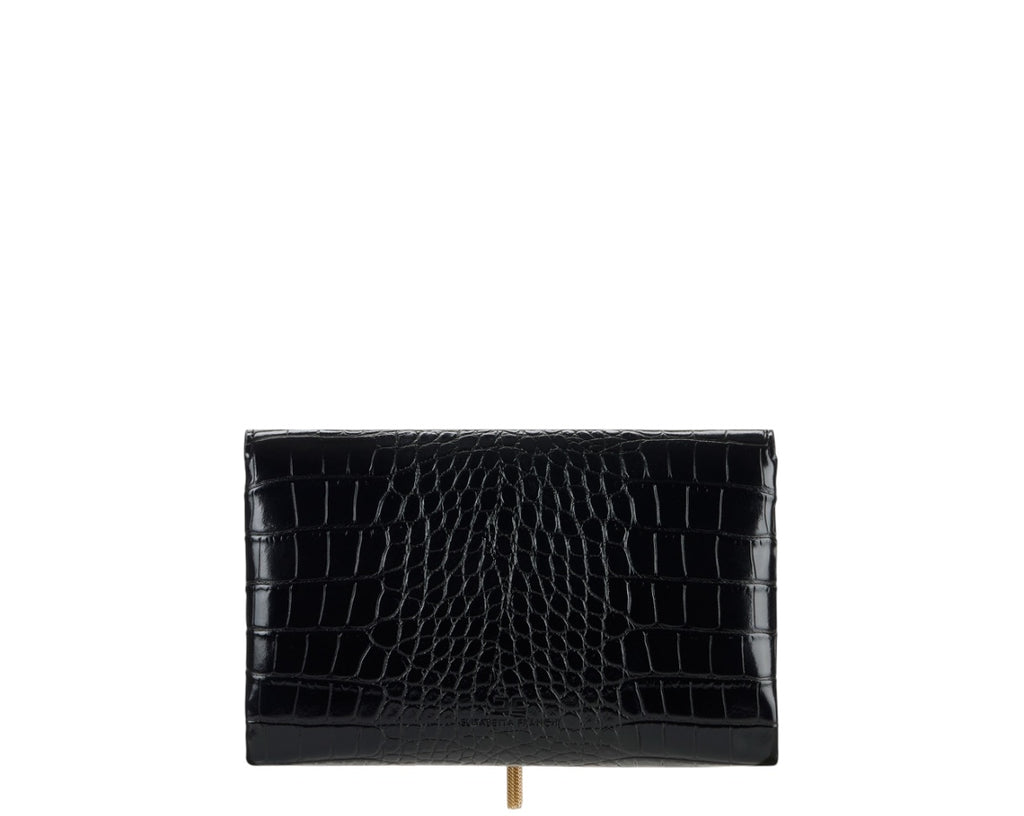 Borsa Elisabetta Franchi BS56A57E2 Pochette tracolla con catena groumette