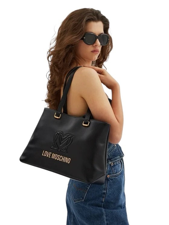 Borsa Love Moschino JC4364 Shopper in Vitello Nera