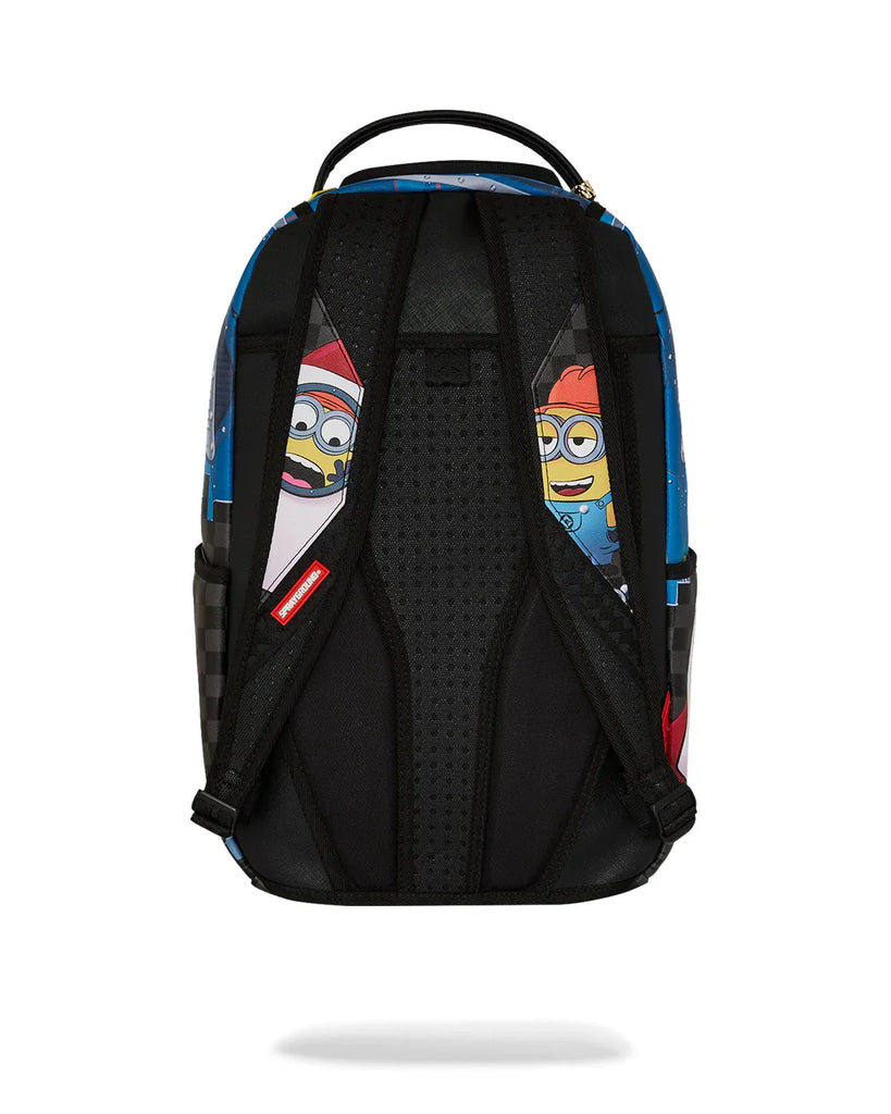 ZAINO SPRAYGROUND ART7791 MINION AND SPRAYGROUND SIGN BACKPACK