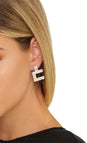 Orecchini Elisabetta Franchi OR07B46E2 logo in strass