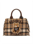 Borsa Pashbag Tote Mini Marge Shepherd Yard a tracolla con frange