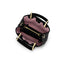 Borsa Braccialini Beth Bloom LT320 Gatto Silvestro Tote Medium in suede nero