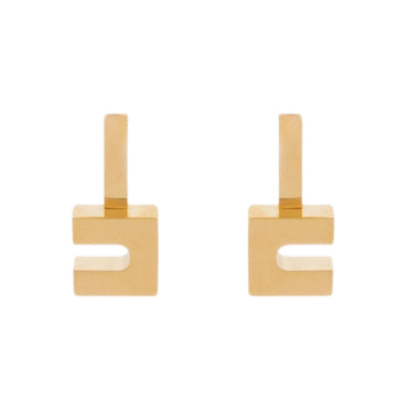 Orecchini Elisabetta Franchi OR62M52E2 ad arco con micro logo