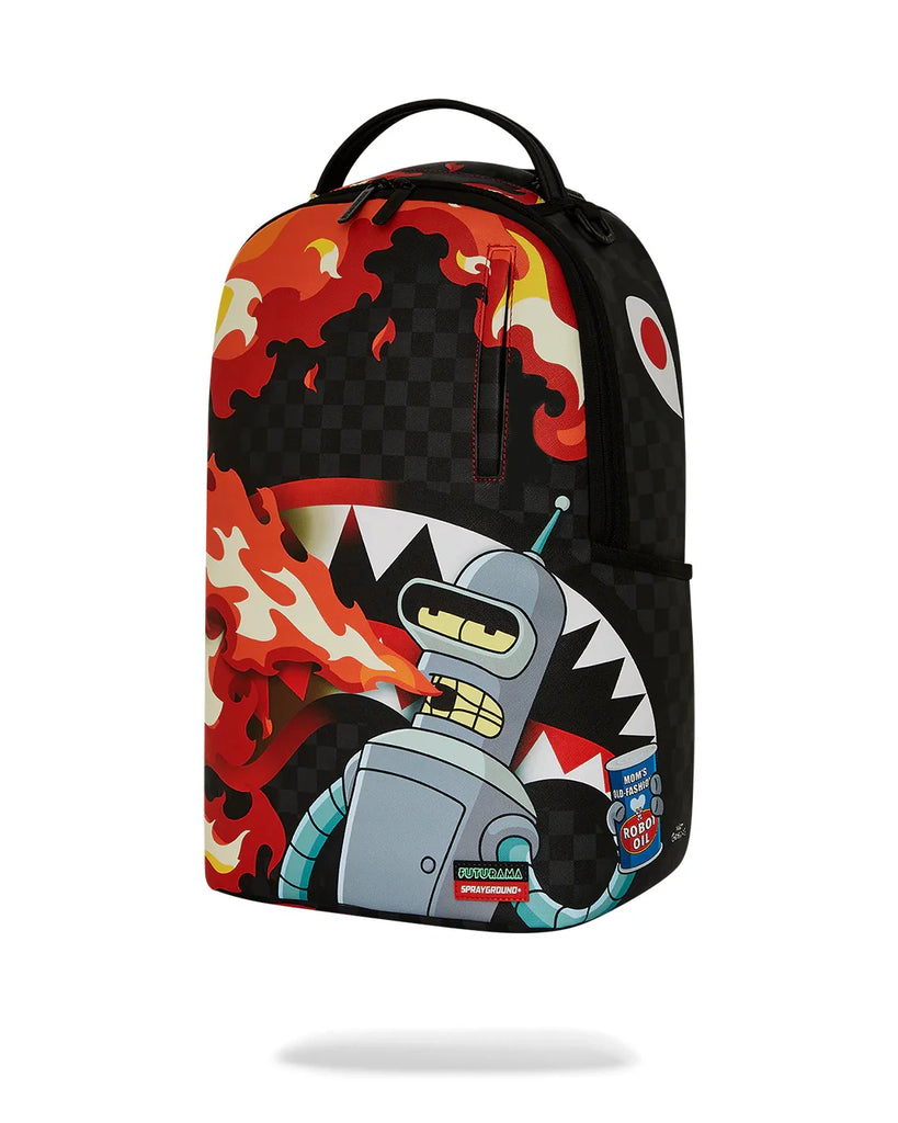 ZAINO SPRAYGROUND ART7795 BENDER FIRE DRAMA DLXV BACKPACK