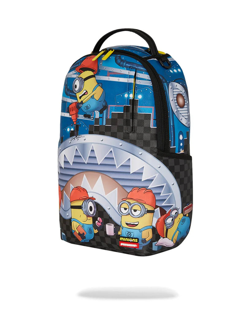 ZAINO SPRAYGROUND ART7791 MINION AND SPRAYGROUND SIGN BACKPACK