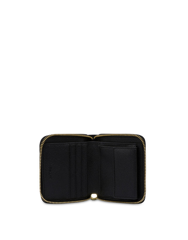 Portafoglio Pollini SC5506 mini Zip Around Mix Heritage Nero