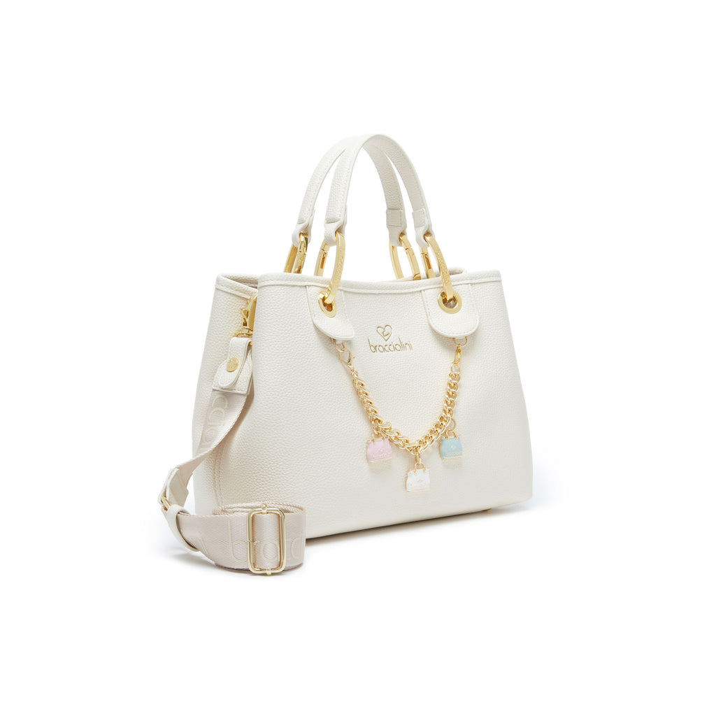 Borsa Braccialini B18191 Beth Medium con charms borsette pendenti