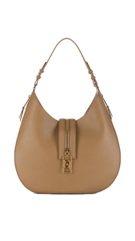Borsa Elisabetta Franchi BS75A47E2 Hobo grande a spalla con zip