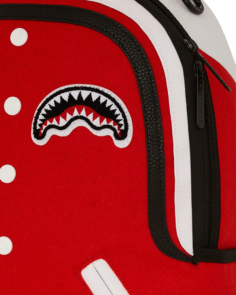 ZAINO SPRAYGROUND ART7150 VARSITY SHARK DLX BACKPACK