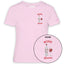 T-shirt Emilie in cotone con ricamo Wine Queen