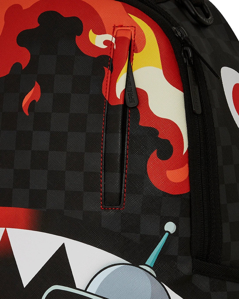 ZAINO SPRAYGROUND ART7795 BENDER FIRE DRAMA DLXV BACKPACK