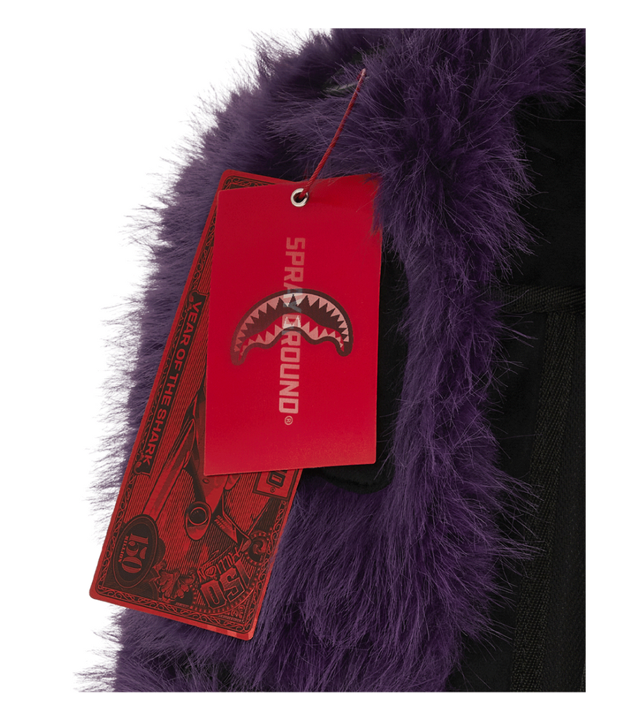 ZAINO SPRAYGROUND 8204 FUR CRAY PURP VIOLA