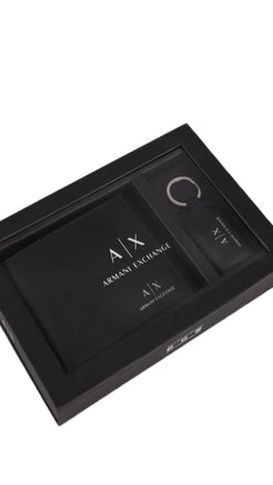 Box Armani Exchange Uomo 958487 CC845 Portafoglio e portachiavi