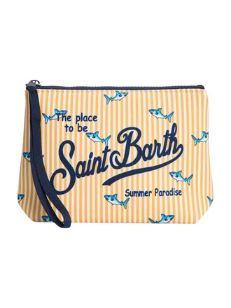 Pochette Saint Barth Animal Stripes