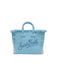 Borsa Saint Barth Vanity MIni Azzurra Con Strass VAMI001 00404L