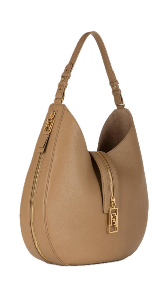 Borsa Elisabetta Franchi BS75A47E2 Hobo grande a spalla con zip