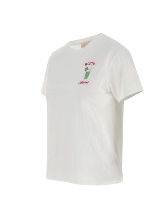 T-shirt Emilie in cotone con ricamo Mojito