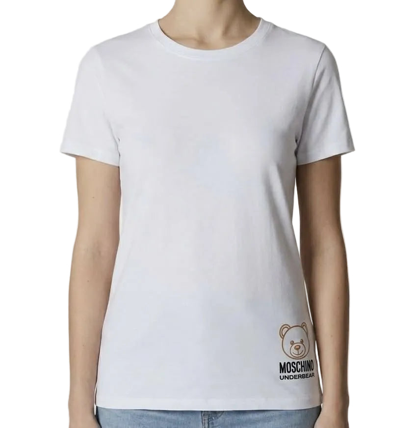 T-Shirt Moschino Con Orsetto Teddy Brown V6T0701