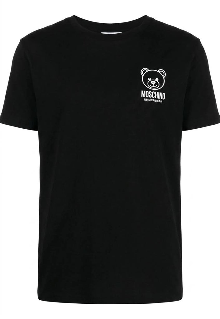 T-Shirt Moschino Con Orsetto Teddy Nera V1T0713