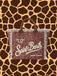 Borsa Mare Saint Barth Vanity Giraffe Skin Giraffata Marrone VANI001 00900L