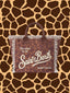 Borsa Mare Saint Barth Vanity Giraffe Skin Giraffata Marrone VANI001 00900L