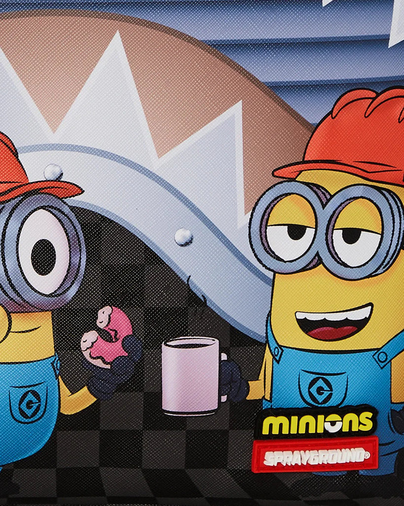 ZAINO SPRAYGROUND ART7791 MINION AND SPRAYGROUND SIGN BACKPACK