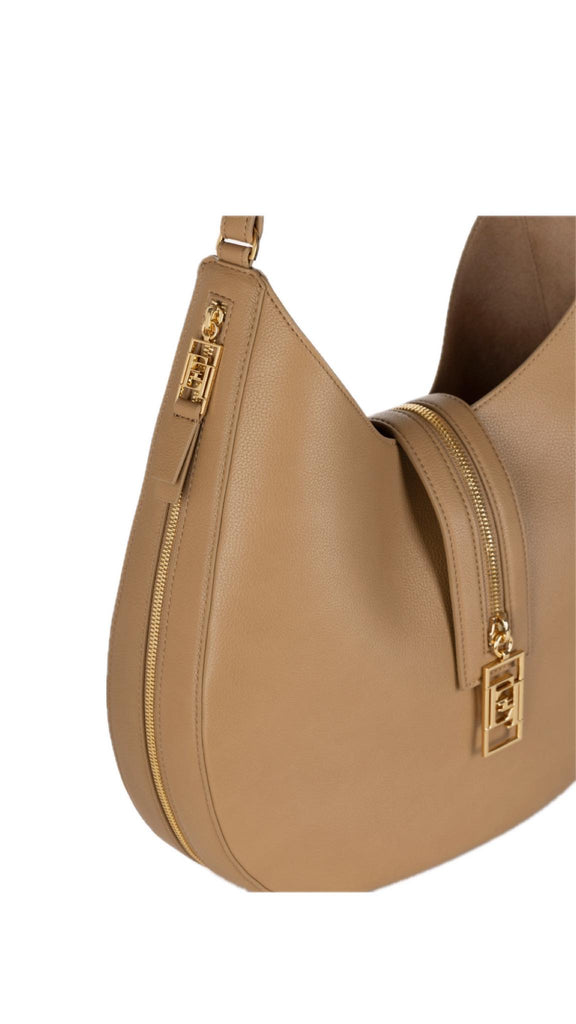 Borsa Elisabetta Franchi BS75A47E2 Hobo grande a spalla con zip
