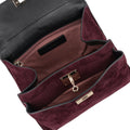 Borsa Tosca blu TF2641B47 a mano e a tracolla mini in suede Kimberly colore bordeaux