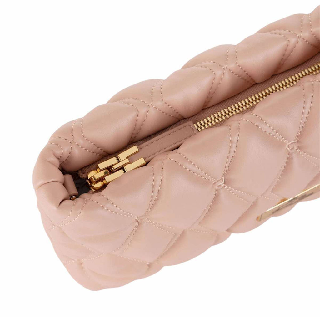 Borsa Elisabetta franchi BS62A47E2 Pochette in tessuto embossed con tracolla in catena