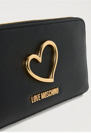 Portafoglio Love Moschino JC5505  cuore gold