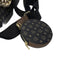 Borsa Pollini TE8490 Tracolla Heritage Pollini Nera con dettagli Marroni