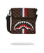 Tracolla Sprayground marrone machine francaise messenger sling 7489