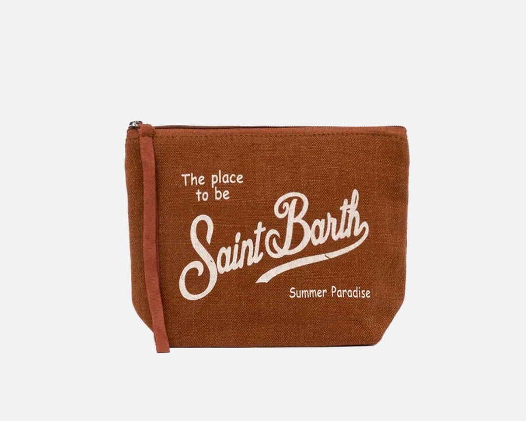 Pochette Saint Barth Aline linen