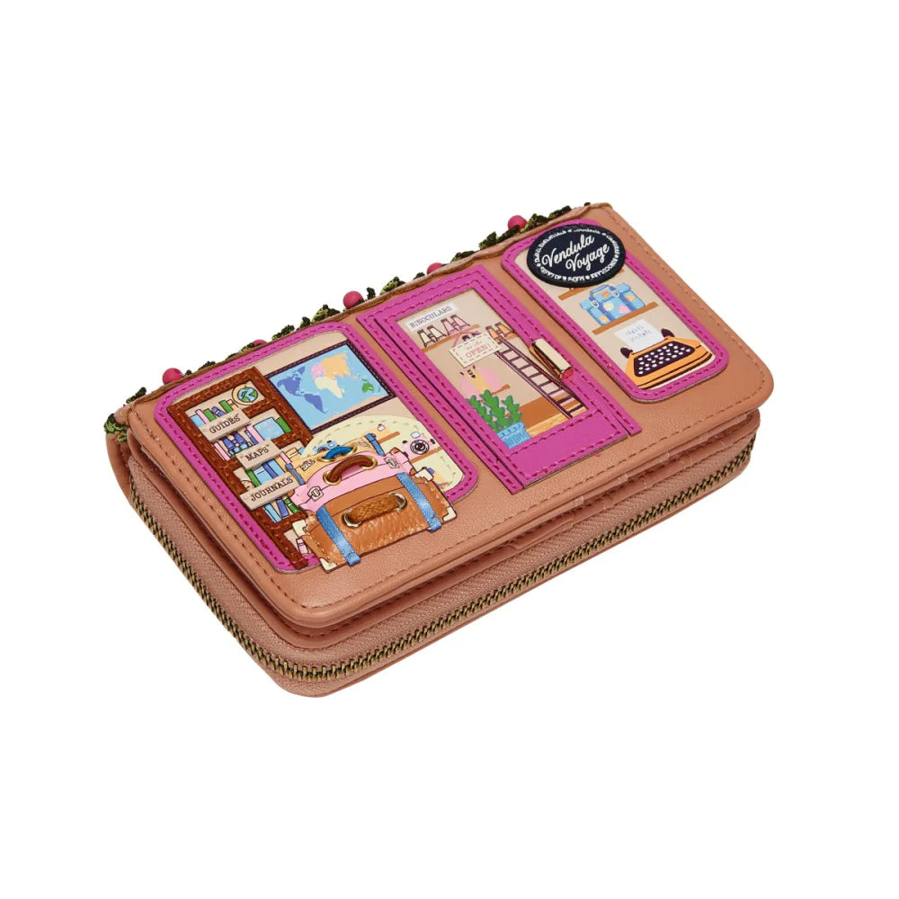Portafoglio vendula medio F58283531 con Zip Voyage