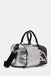 BORSA SPRAYGROUND 8925 SILVER SIDE DRIP BLACK CHECK MINI DUFFLE