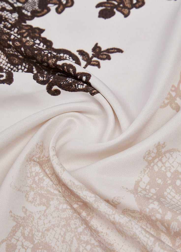 Foulard Liu-Jo 2F6059 20703  pizzo animalier
