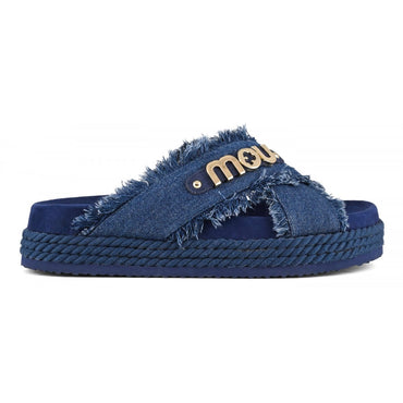Scarpe MOU Criss-cross Sandal Denim   MU.SW451004K