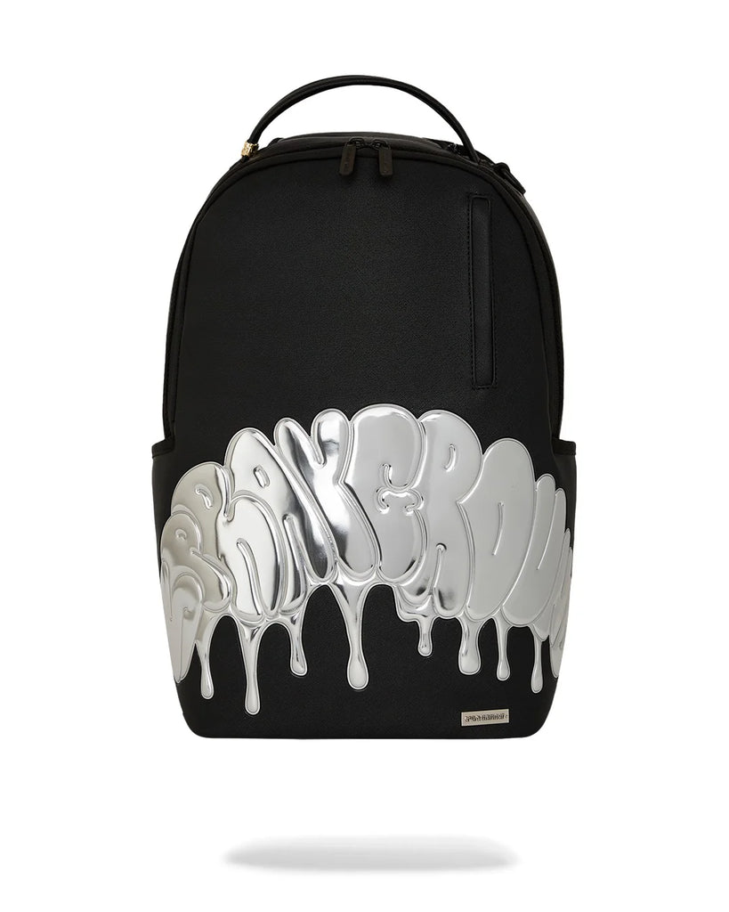 ZAINO SPRAYGROUND ART7745 METALLIC DRIP SHARK BUBBLE LETTERS DLX BACKPACK
