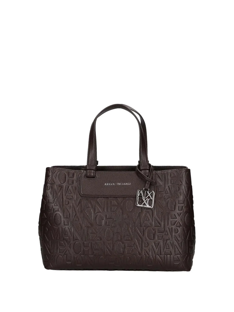 Borsa Armani Exchange XW001222 AF15774 Tote Medium All Over opaca