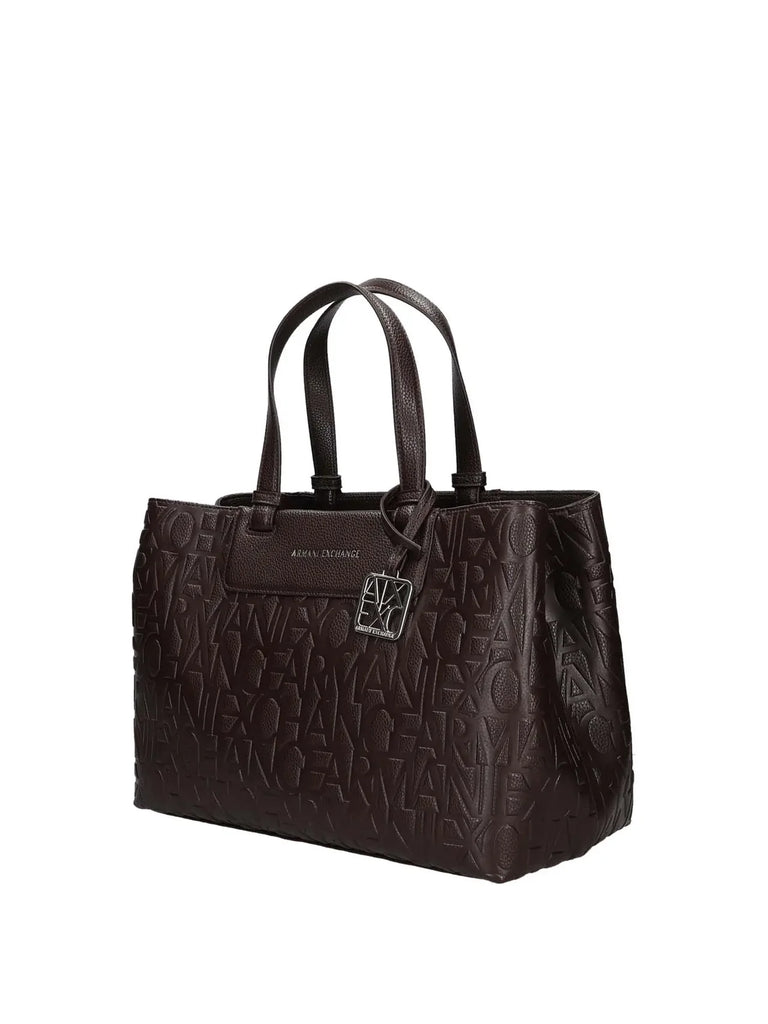 Borsa Armani Exchange XW001222 AF15774 Tote Medium All Over opaca